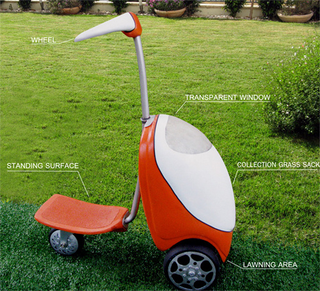 Illustration for article titled Lawnmower Scooter: Vroom Vroom Splutter Splutter
